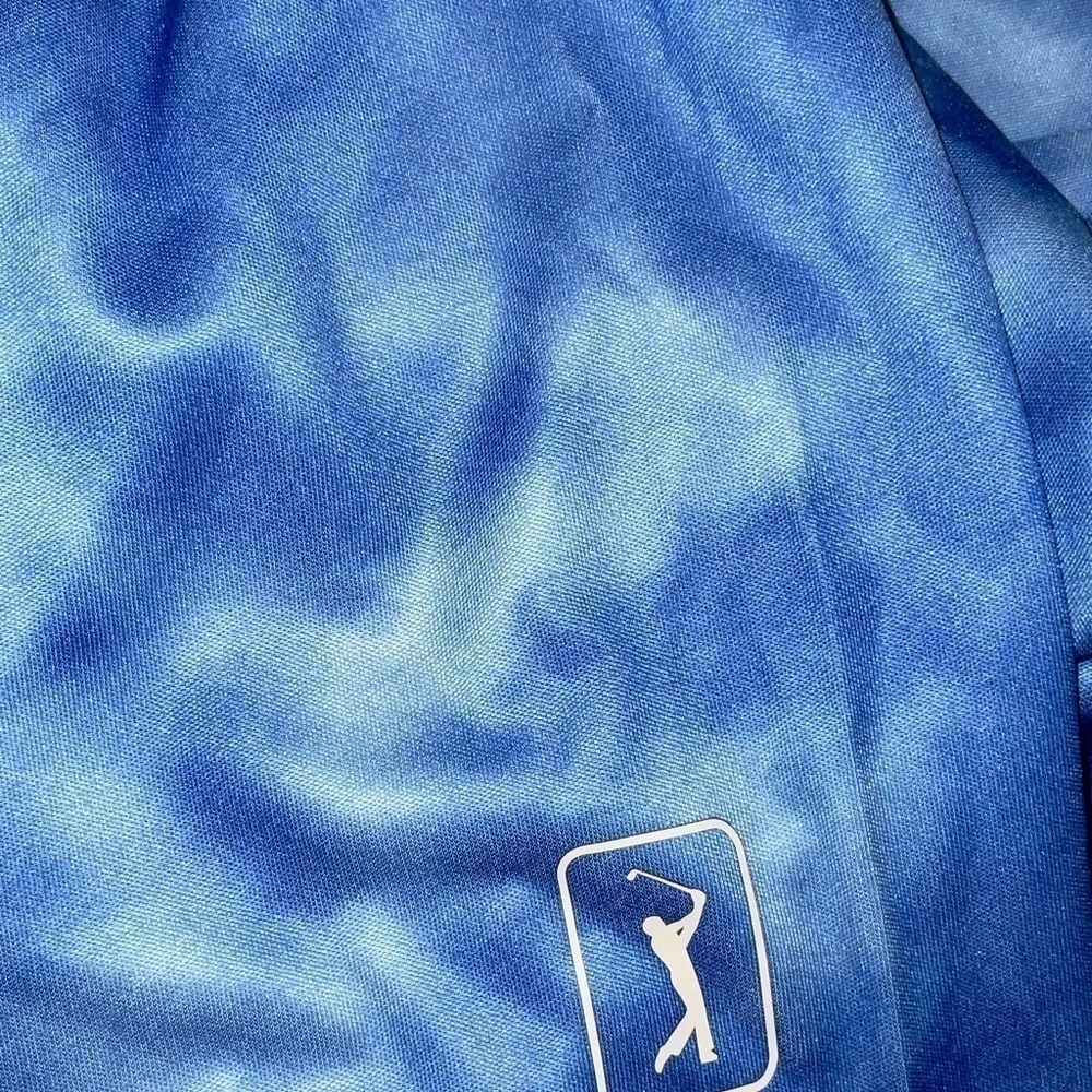 Men’s used PGA tour cloud blue golf polo shirt size XL Pre own items are as is a - Picture 2 of 5